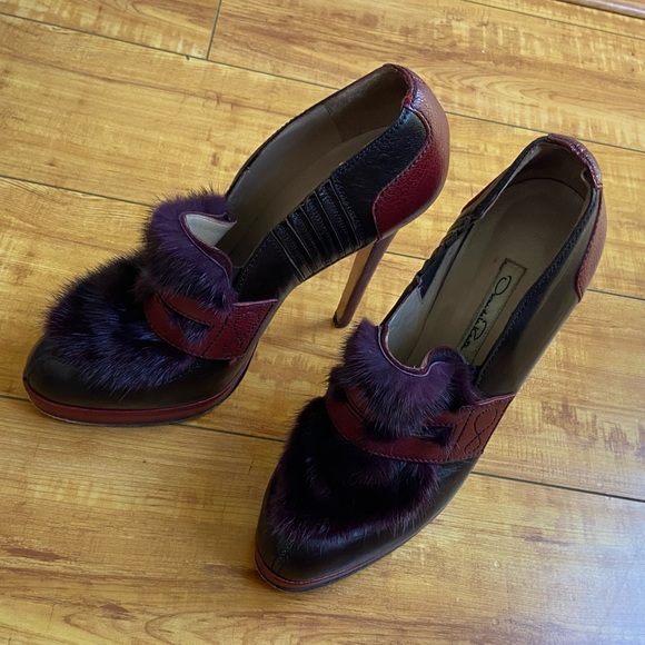 Oscar de la Renta pre-Fall 2012 straight off the runway one of a kind boots - Picture 6 of 6